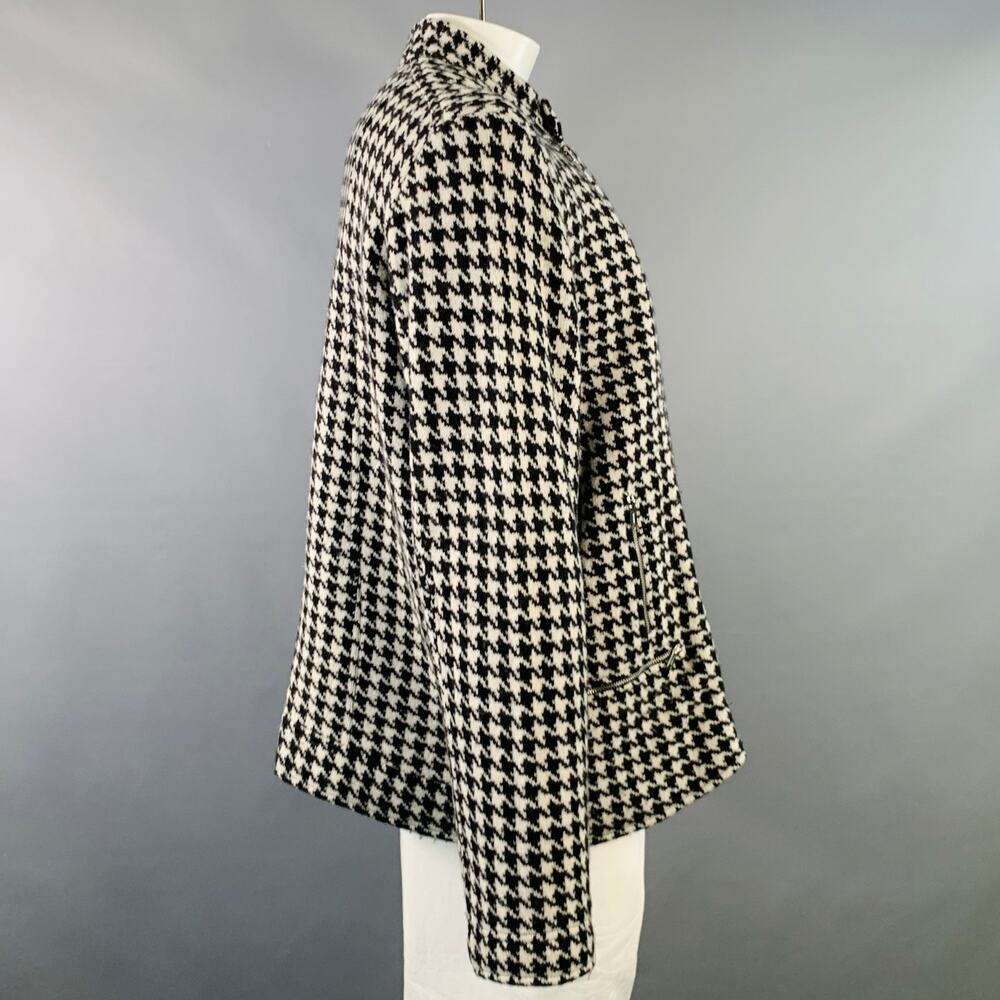 LAUREN by RALPH LAUREN Size XXXL Black Off White Wool Zip Pockets Jacket - Picture 3 of 11